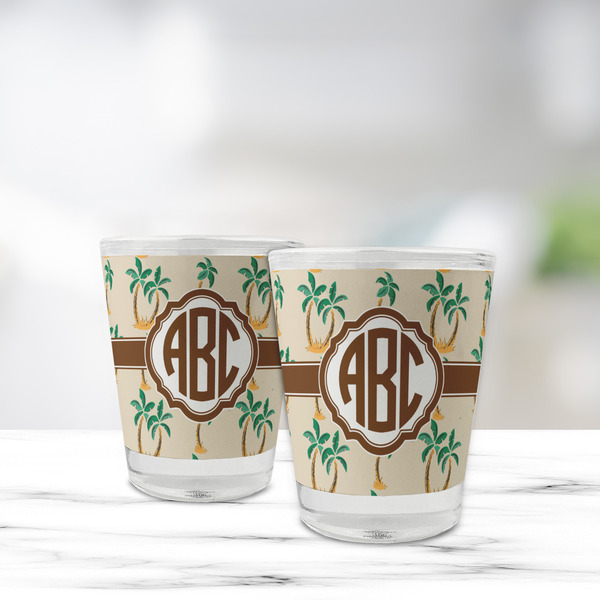 Palm Trees Glass Shot Glass - Standard - LIFESTYLE