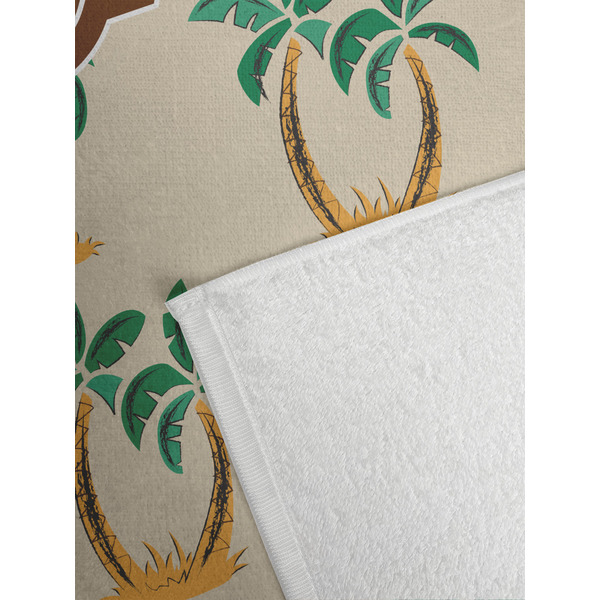 Palm Trees Golf Towel - Detail