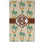 Palm Trees Golf Towel - Poly-Cotton Blend - Small w/ Monograms