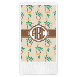 Palm Trees Guest Napkins - Full Color - Embossed Edge (Personalized)