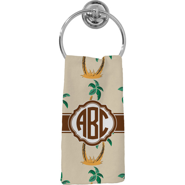 Custom Palm Trees Hand Towel - Full Print (Personalized)