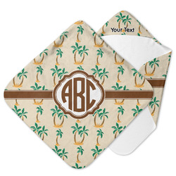 Palm Trees Hooded Baby Towel (Personalized)
