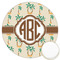 Palm Trees Printed Cookie Topper - 3.25" (Personalized)