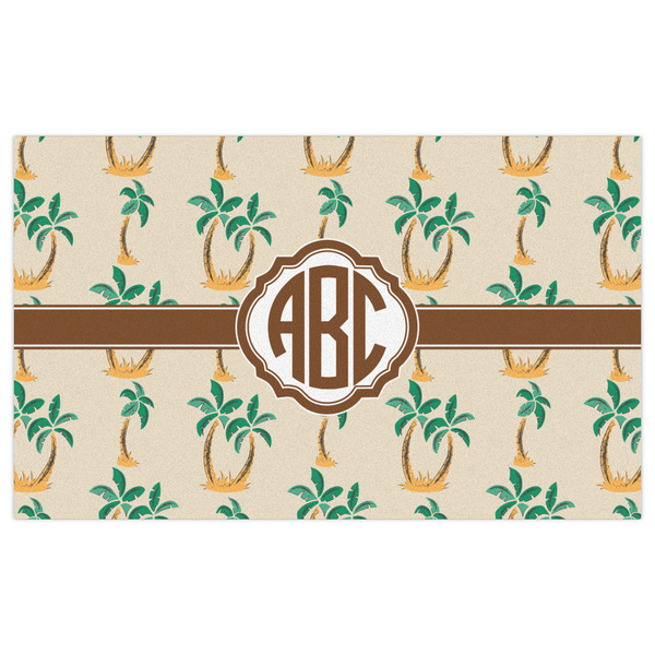 Palm Trees Indoor / Outdoor Rug - 3'x5' - Front Flat