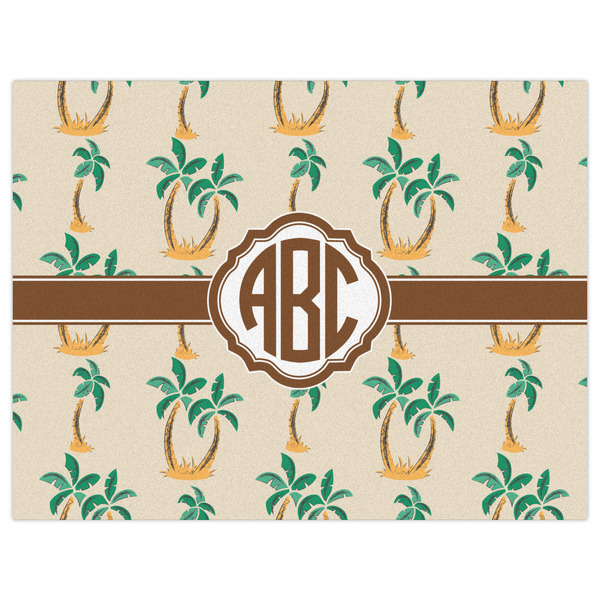 Palm Trees Indoor / Outdoor Rug - 6'x8' - Front Flat