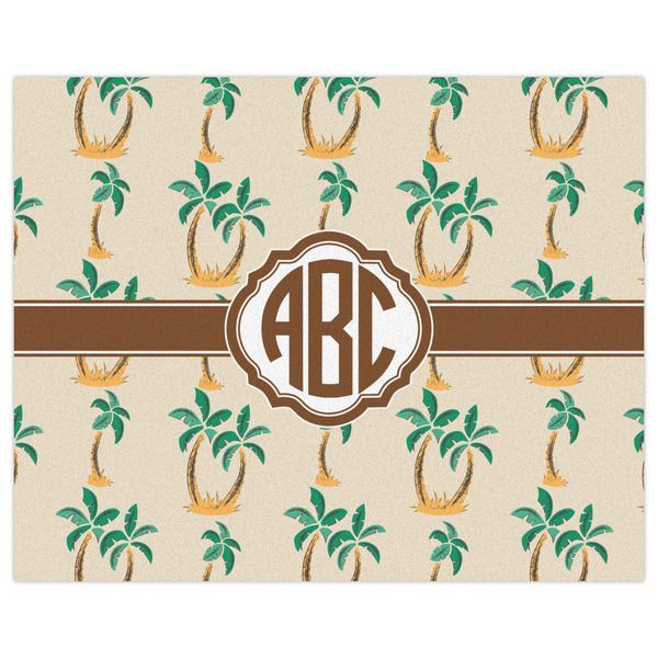 Palm Trees Indoor / Outdoor Rug - 8'x10' - Front Flat