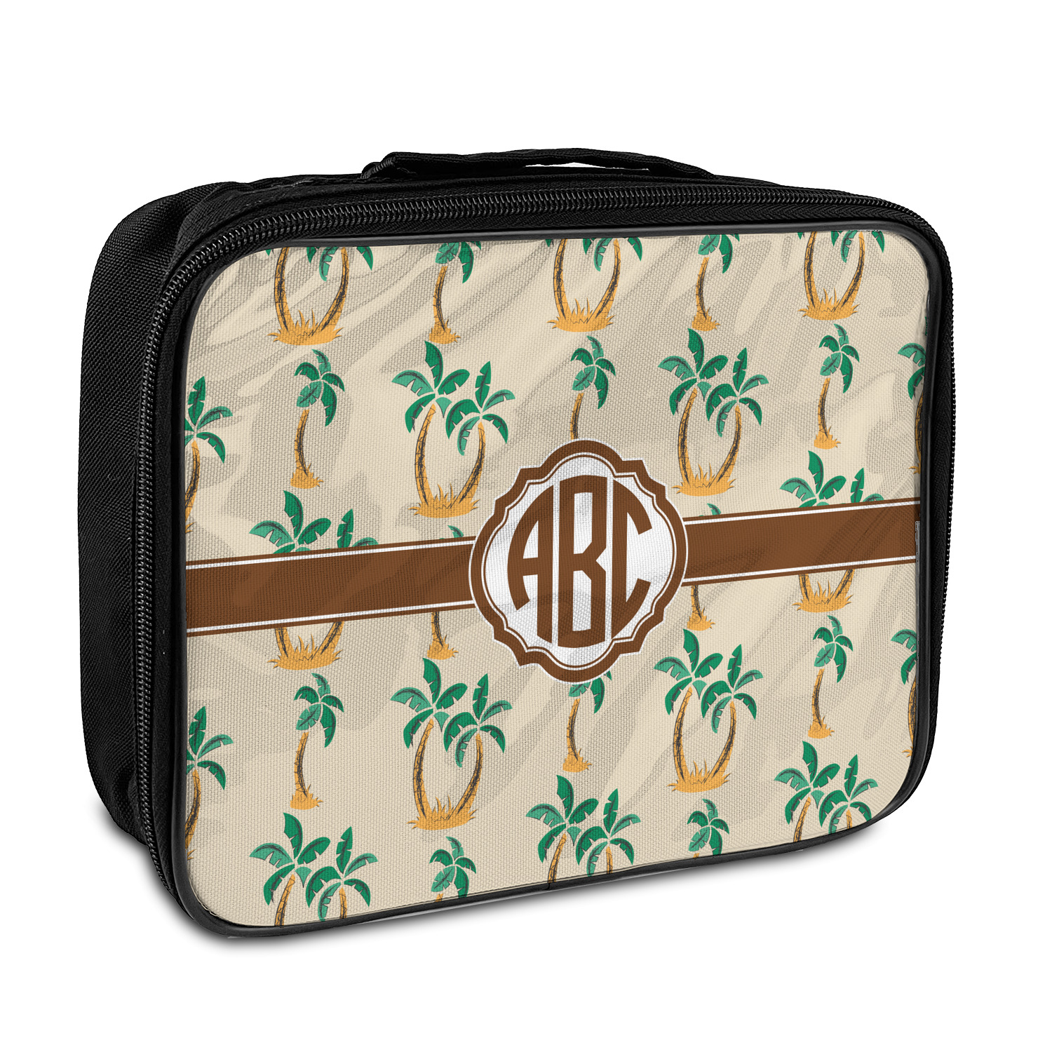 Palm Trees Insulated Lunch Bag (Personalized) YouCustomizeIt