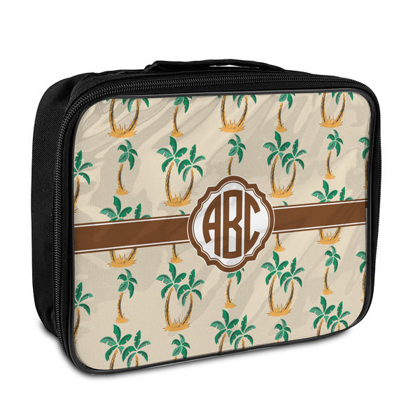 Custom Palm Trees Insulated Lunch Bag (Personalized)