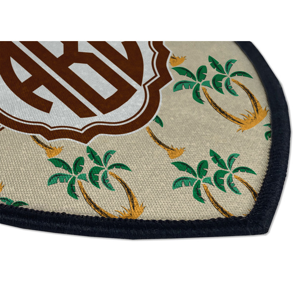 Palm Trees Iron on Shield 3 Detail