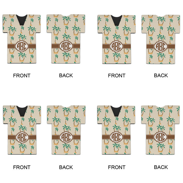 Palm Trees Jersey Bottle Cooler - Set of 4 - APPROVAL