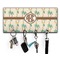 Palm Trees Key Hanger w/ 4 Hooks w/ Monogram
