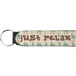 Palm Trees Neoprene Keychain Fob (Personalized)