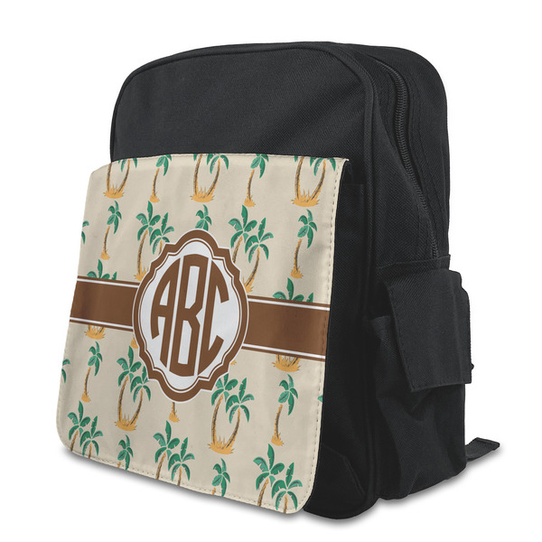 Custom Palm Trees Preschool Backpack (Personalized)