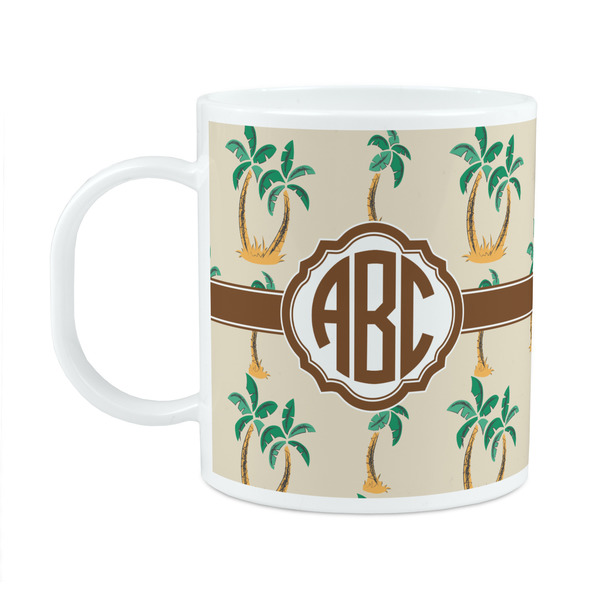 Custom Palm Trees Plastic Kids Mug (Personalized)