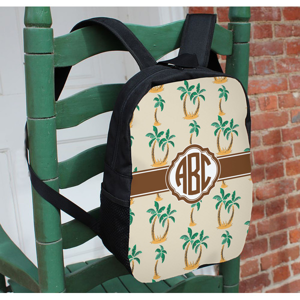 Palm Trees Kids Backpack - In Context