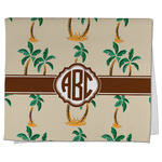 Palm Trees Kitchen Towel - Poly Cotton w/ Monograms