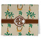 Palm Trees Kitchen Towel - Poly Cotton w/ Monograms