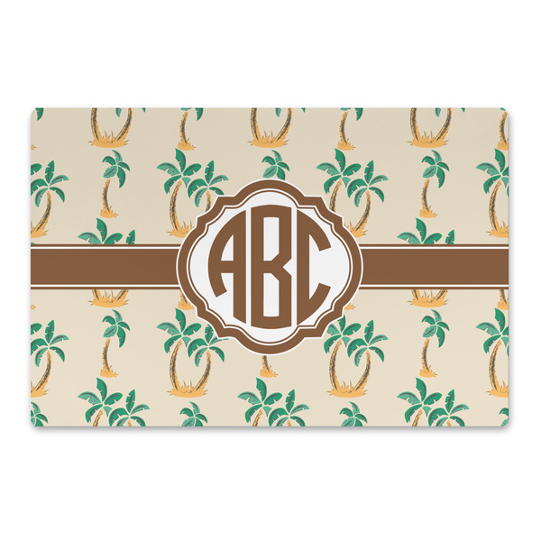 Custom Palm Trees Large Rectangle Car Magnet (Personalized)