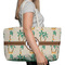 Palm Trees Large Rope Tote Bag - In Context View