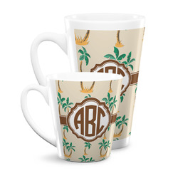 Palm Trees Latte Mug (Personalized)