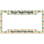 Palm Trees License Plate Frame (Personalized)