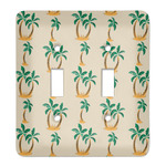 Palm Trees Light Switch Cover (2 Toggle Plate)
