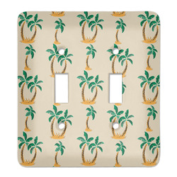 Palm Trees Light Switch Cover (2 Toggle Plate)