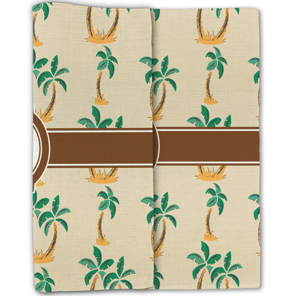 Palm Trees Linen Placemat - Folded Half (double sided)