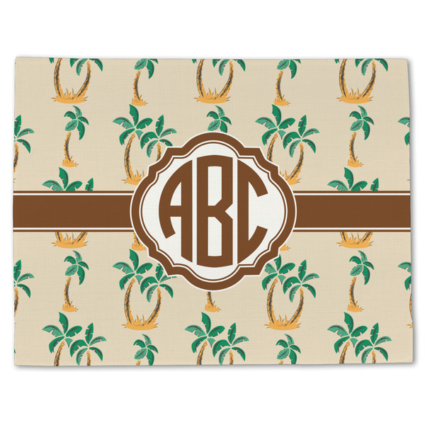 Palm Trees Linen Placemat - Front