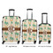 Palm Trees Luggage Bags all sizes - With Handle