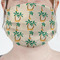Palm Trees Mask - Pleated (new) Front View on Girl