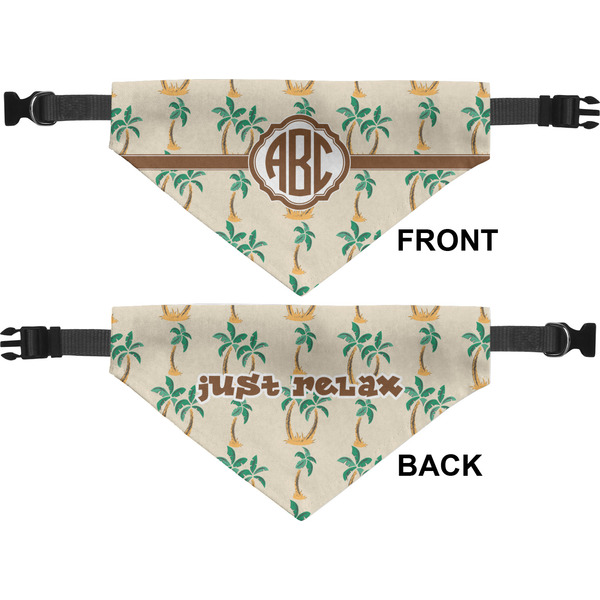 Palm Trees Medium Dog Bandana Approval