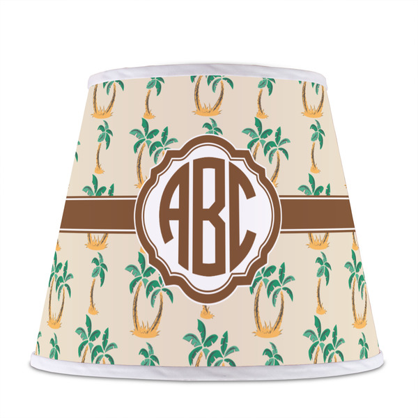 Palm Trees Poly Film Empire Lampshade - Front View