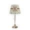 Palm Trees Poly Film Empire Lampshade - On Stand