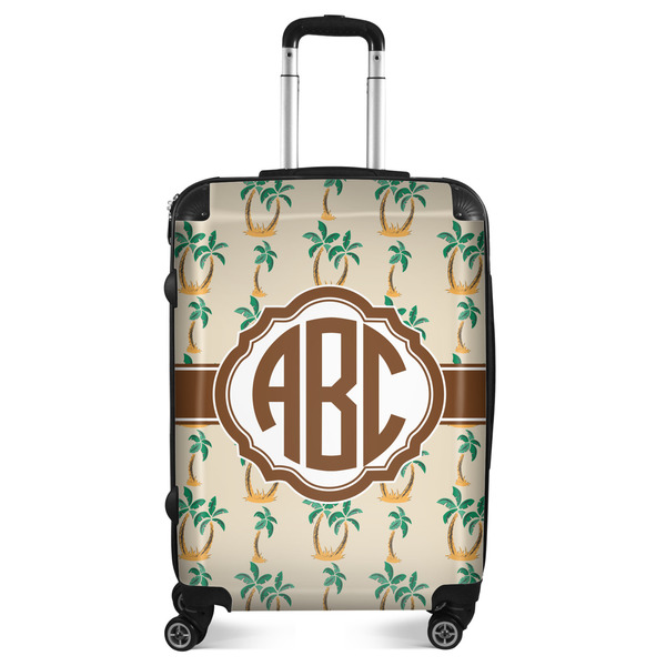 Custom Palm Trees Suitcase - 24" Medium - Checked (Personalized)