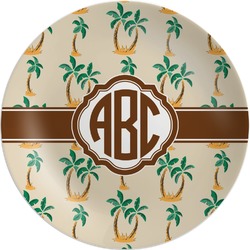 Palm Trees Melamine Plate (Personalized)