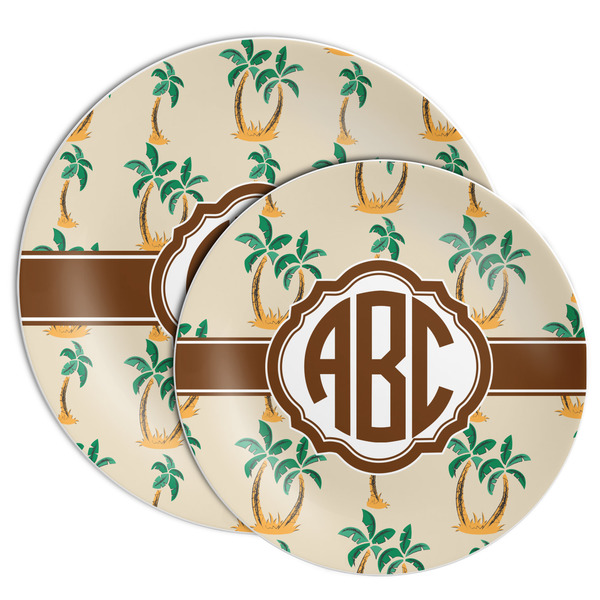 Palm Trees Melamine Plates - PARENT/MAIN
