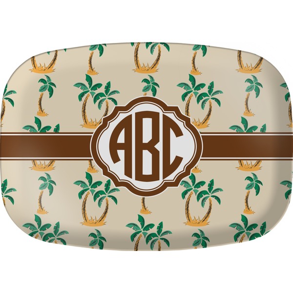 Custom Palm Trees Melamine Platter (Personalized)