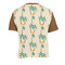 Palm Trees Men's Crew Neck T Shirt Medium - Back