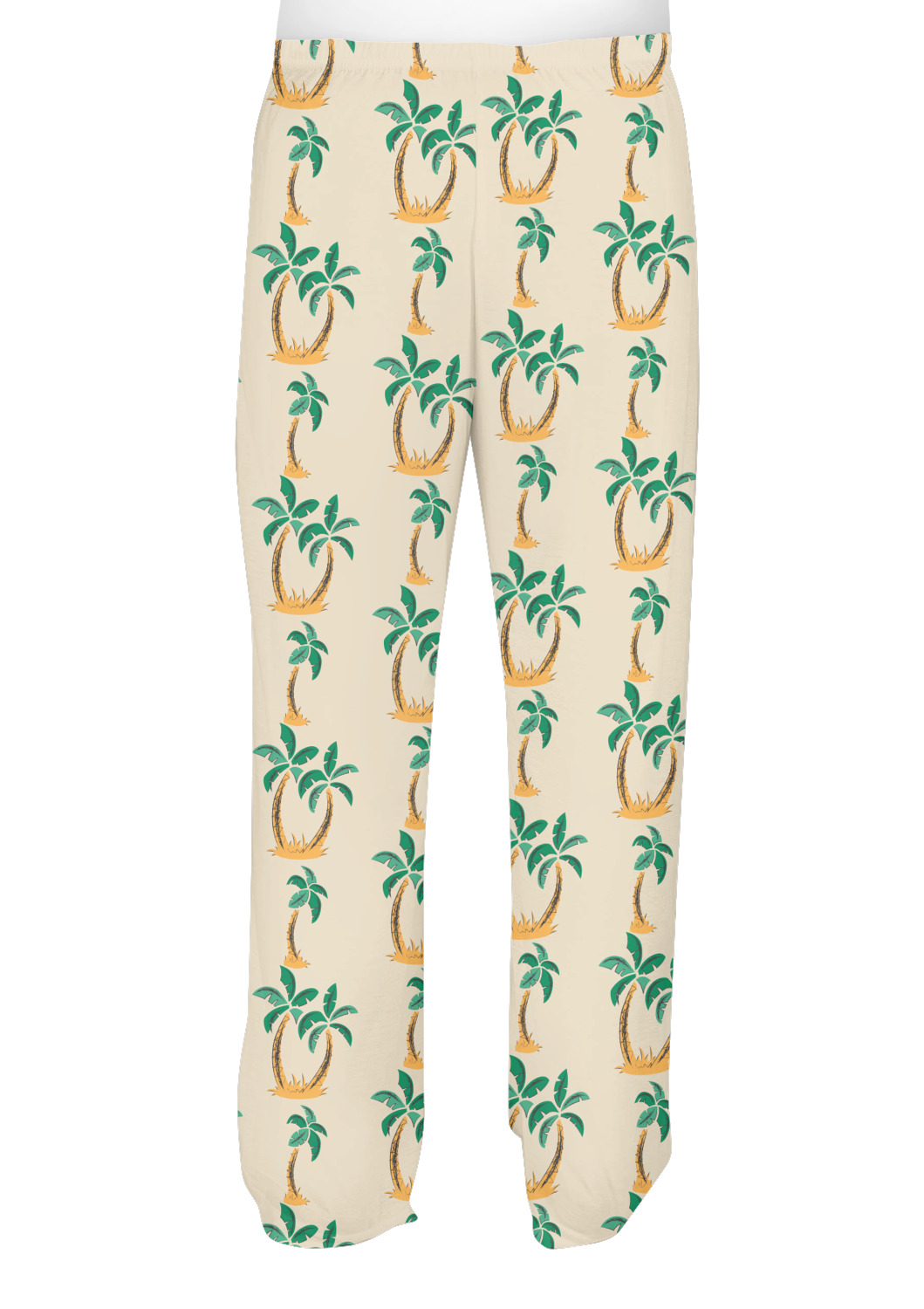 Palm Trees Mens Pajama Pants (Personalized) - YouCustomizeIt