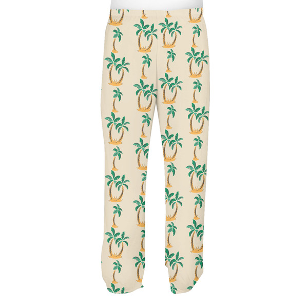 Palm Trees Men's Pjs Back - on model