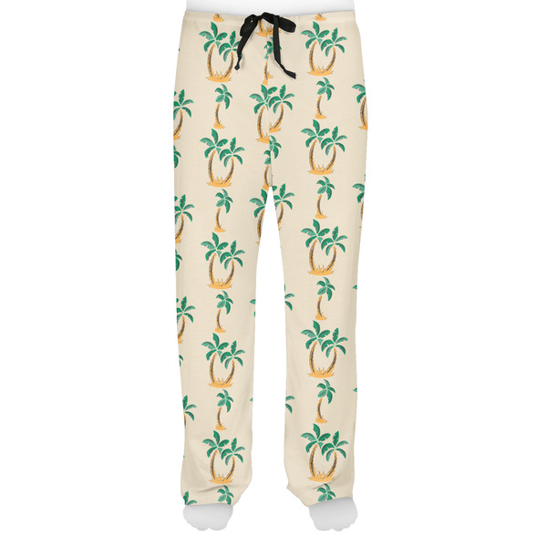 Palm Trees Men's Pjs Front - on model