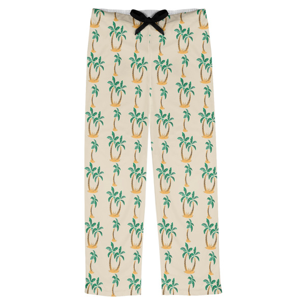 Custom Palm Trees Mens Pajama Pants - M