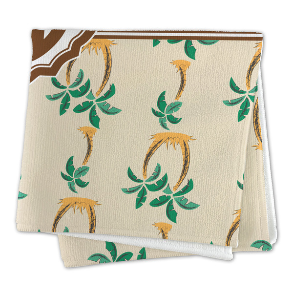 Palm Trees Microfiber Dish Rag - FOLDED (square)