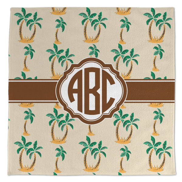 Custom Palm Trees Microfiber Dish Towel (Personalized)