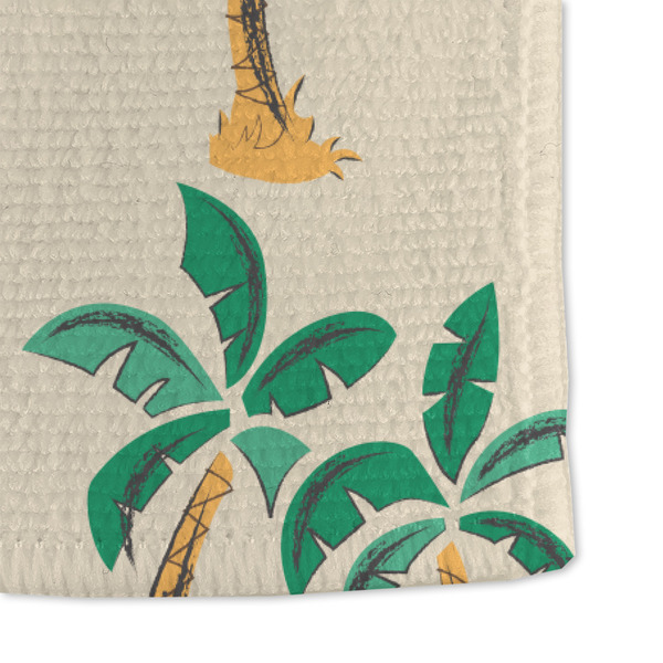 Palm Trees Microfiber Dish Towel - DETAIL