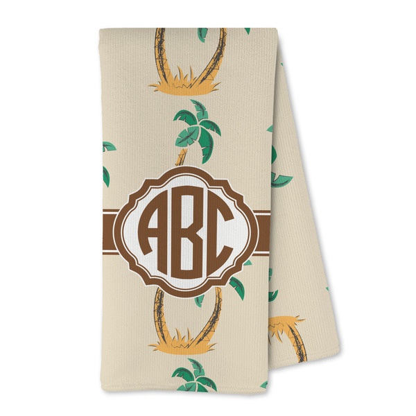 Custom Palm Trees Kitchen Towel - Microfiber (Personalized)