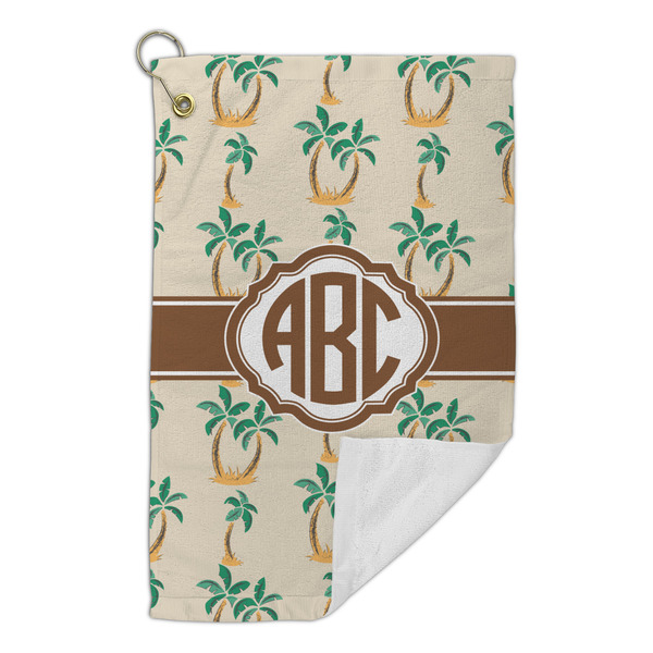 Palm Trees Microfiber Golf Towels Small - FRONT FOLDED