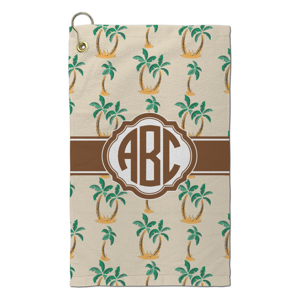 Custom Palm Trees Microfiber Golf Towel - Small (Personalized)