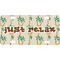 Palm Trees Mini / Bicycle License Plate (4 Holes) (Personalized)